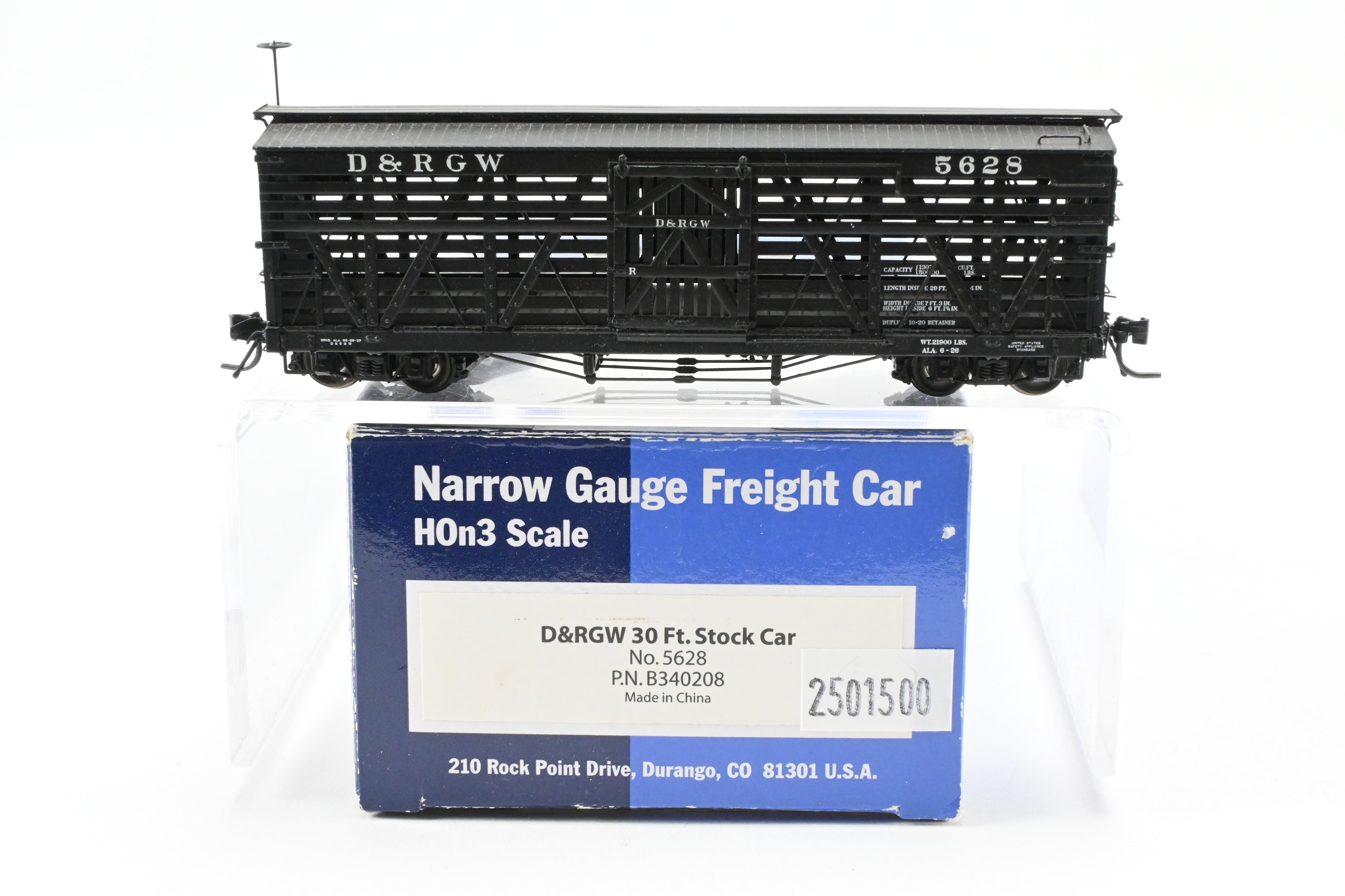 RAIL LINE HOn3 D&RGW STOCK CAR KIT NEW IN BOX | eBay
