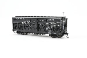 HOn3 Blackstone Models D&RGW - Denver & Rio Grande Western 30' Stock Car No. 5628