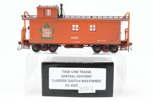 Load image into Gallery viewer, HO TrueLine Trains CV – Central Vermont Wood Offset Cupola Caboose Factory Finished No. 4001 w/ Light Weathering REBOXX
