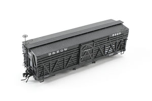 HOn3 Blackstone Models D&RGW - Denver & Rio Grande Western 30' Stock Car No. 5628