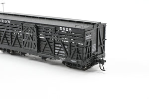 HOn3 Blackstone Models D&RGW - Denver & Rio Grande Western 30' Stock Car No. 5628