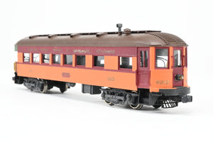 HO Brass MTM - Midwest Trolley Museum CNS&M - North Shore Line No. 420 Parlor Observation Trailer CP w/Working Marker Lamps