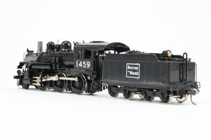 HO Brass PFM - Samhongsa B&M - Boston & Maine 2-6-0 B-15 CP No. 1459 W/Snowplow Pilot RUNS ITERMITTENTLY