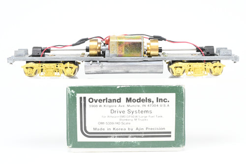 HO Brass OMI - Overland Models Inc. Various Roads Drive Systems For Athearn EMD GP50 w/Blomberg M Trucks & Large Fuel Tank