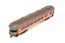 Load image into Gallery viewer, HO Brass MTM - Midwest Trolley Museum CNS&amp;M - North Shore Line No. 420 Parlor Observation Trailer CP w/Working Marker Lamps
