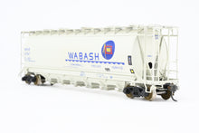 Load image into Gallery viewer, HO Brass OMI - Overland Models, Inc. WAB - Wabash Cylindrical Covered Hopper HC-60 CP Wabash #32967
