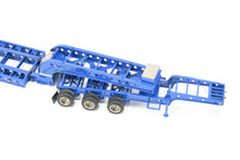 Load image into Gallery viewer, HO Brass CON OMI - Overland Models, Inc. Nelson Miller Transfer 6-axle and 9-axle Heavy Haul Trailers FP Blue RARE 1 of 1 Pilot Models – Never Produced!
