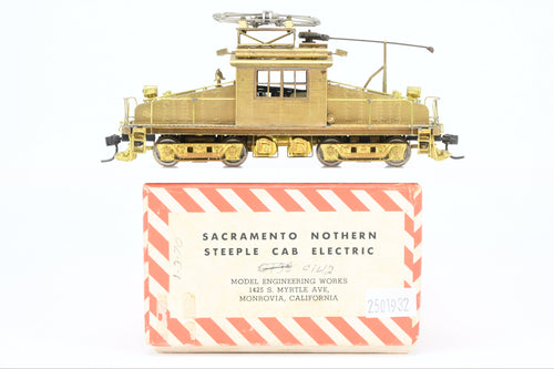 HO Brass MEW - Model Engineering Works SN - Sacramento Northern ALCO Steeple Cab Electric