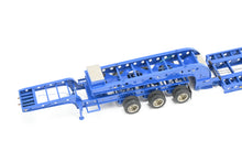 Load image into Gallery viewer, HO Brass CON OMI - Overland Models, Inc. Nelson Miller Transfer 6-axle and 9-axle Heavy Haul Trailers FP Blue RARE 1 of 1 Pilot Models – Never Produced!
