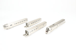HO Brass CIL - Challenger Imports CB&Q - Burlington Route Pioneer Zephyr 4-Car Set Early Version FP