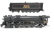 Load image into Gallery viewer, HO Brass Gem Models B&amp;M - Boston &amp; Maine R-1d 4-8-2 CP No.4115 Can Motor Upgrade AS-IS
