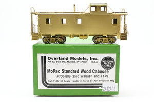 HO Brass OMI - Overland Models, Inc. MP - Missouri Pacific Standard Wood Caboose #700 - 909 (also Wabash and T&P)