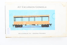 Load image into Gallery viewer, HO Rem’s Railroad Models D&amp;SNG – Durango &amp; Silverton Narrow Gauge 40’ Excursion Car Wood Kit STANDARD GAUGE TRUCKS
