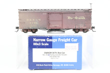 Load image into Gallery viewer, HOn3 Blackstone Models D&amp;RGW - Denver &amp; Rio Grande Western 30&#39; Box Car Flying Grande Herald No. 3426. Weathering Added
