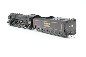 HO Brass Gem Models B&M - Boston & Maine R-1d 4-8-2 CP No.4115 Can Motor Upgrade AS-IS