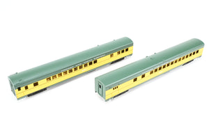 HO Brass NPP - Nickel Plate Products C&NW - Chicago & Northwestern Baggage & Parlor Car Set Factory Painted