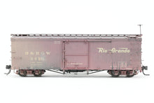 Load image into Gallery viewer, HOn3 Blackstone Models D&amp;RGW - Denver &amp; Rio Grande Western 30&#39; Box Car Flying Grande Herald No. 3426 RENUMBERED &amp; WEATHERED
