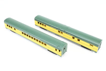 Load image into Gallery viewer, HO Brass NPP - Nickel Plate Products C&amp;NW - Chicago &amp; Northwestern Baggage &amp; Parlor Car Set Factory Painted
