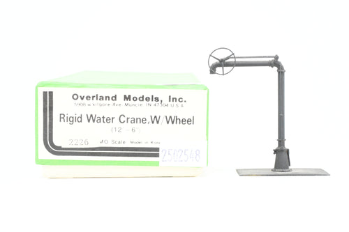 HO Brass OMI - Overland Models, Inc. Various Roads Rigid Water Crane with Wheel 12'6
