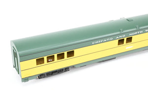 HO Brass NPP - Nickel Plate Products C&NW - Chicago & Northwestern Baggage & Parlor Car Set Factory Painted