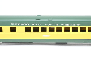 HO Brass NPP - Nickel Plate Products C&NW - Chicago & Northwestern Baggage & Parlor Car Set Factory Painted