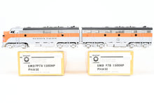 Load image into Gallery viewer, HO Brass Oriental Limited WP - Western Pacific EMD FP7A/F7B FP Zephyr Passenger Scheme
