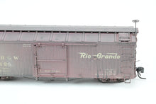 Load image into Gallery viewer, HOn3 Blackstone Models D&amp;RGW - Denver &amp; Rio Grande Western 30&#39; Box Car Flying Grande Herald No. 3426 RENUMBERED &amp; WEATHERED
