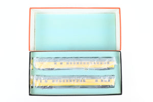 HO Brass NPP - Nickel Plate Products C&NW - Chicago & Northwestern Baggage & Parlor Car Set Factory Painted