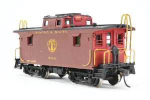 HO Brass OMI - Overland Models, Inc. B&M - Boston & Maine Wood Caboose w/ Slanted Cupola Custom Painted WRONG BOX