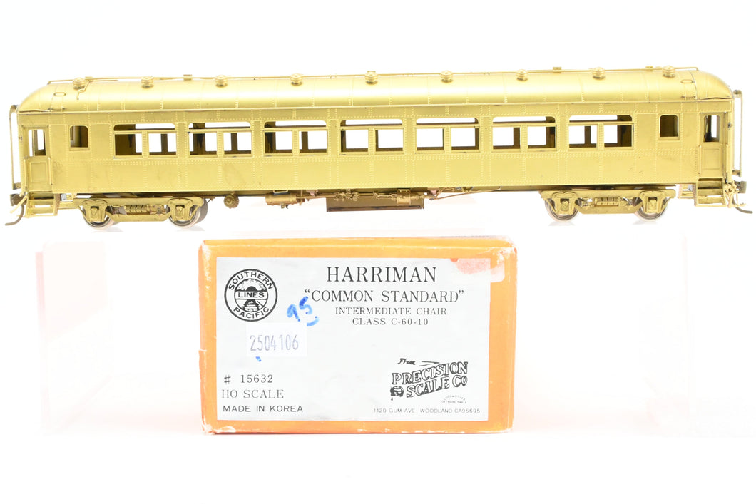 HO Brass PSC - Precision Scale Co. SP - Southern Pacific Harriman Common Standard C-60-10 Intermediate Coach