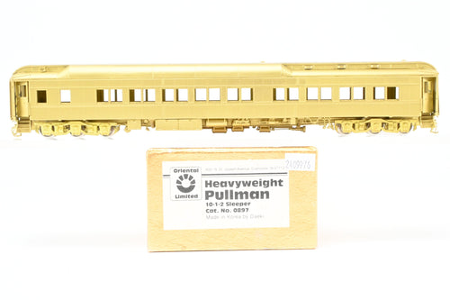 HO Brass Oriental Limited Various Roads Pullman Heavyweight 10-1-2 Sleeper w/Mechanical AC