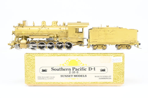 HO Brass Sunset Models SP - Southern Pacific D-1 2-10-0