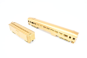 HO Brass NPP - Nickel Plate Products Erie Railroad Modernized Coach & 40 ton Milk Car Set