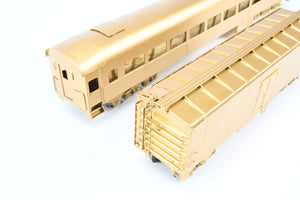 HO Brass NPP - Nickel Plate Products Erie Railroad Modernized Coach & 40 ton Milk Car Set