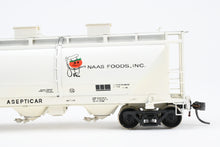 Load image into Gallery viewer, HO Brass OMI - Overland Models, Inc. Various Roads NAHX - NAAS Foods, Inc. North American Hopper (Pd 3000-3) CP No. 94651
