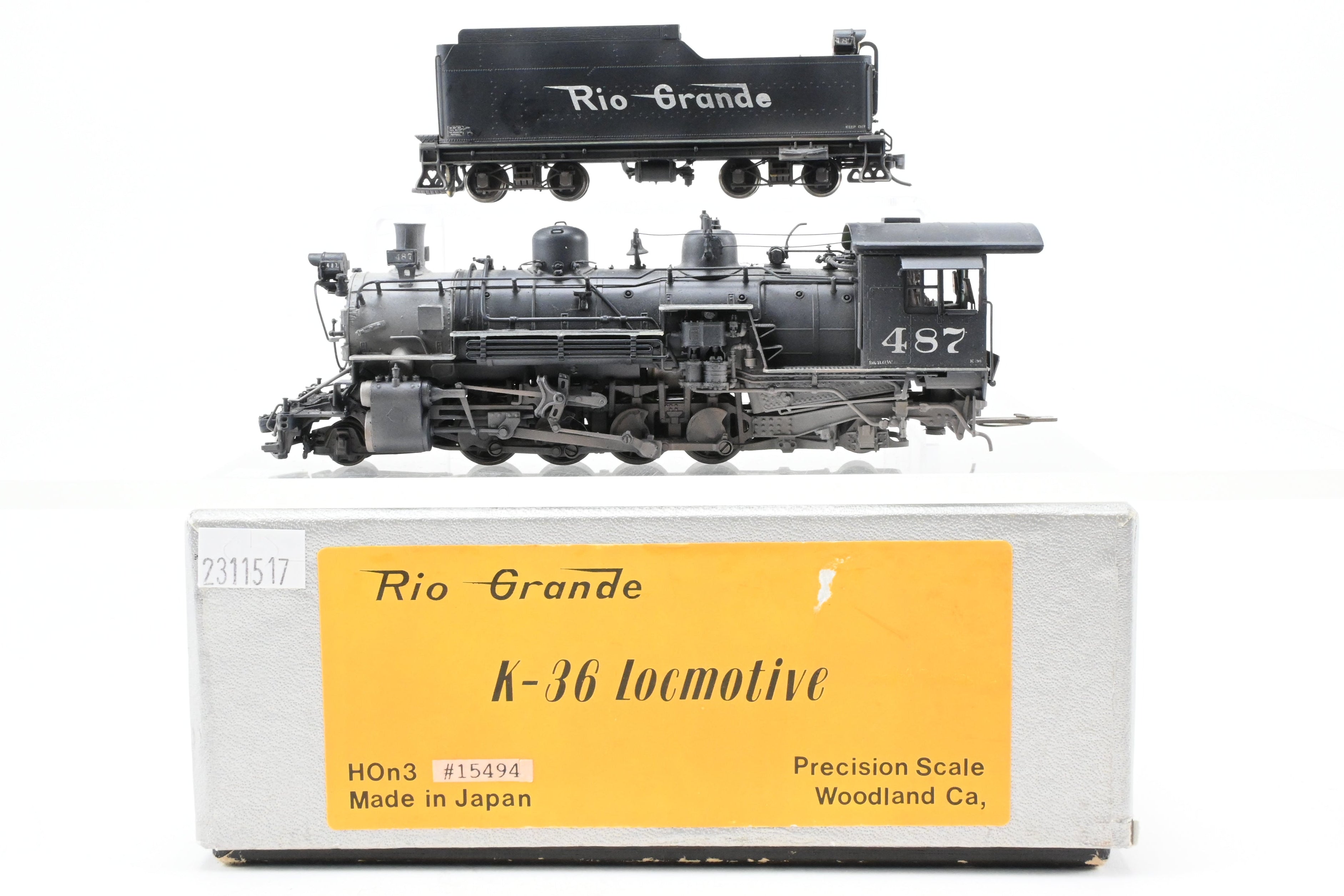 HOn3 Brass Precision Scale Co. D&RGW - Denver & Rio Grande Western