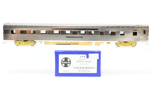 HO Brass Cascade Models AT&SF - Santa Fe ACF Regal Series 4-4-2 Sleeper Deskirted