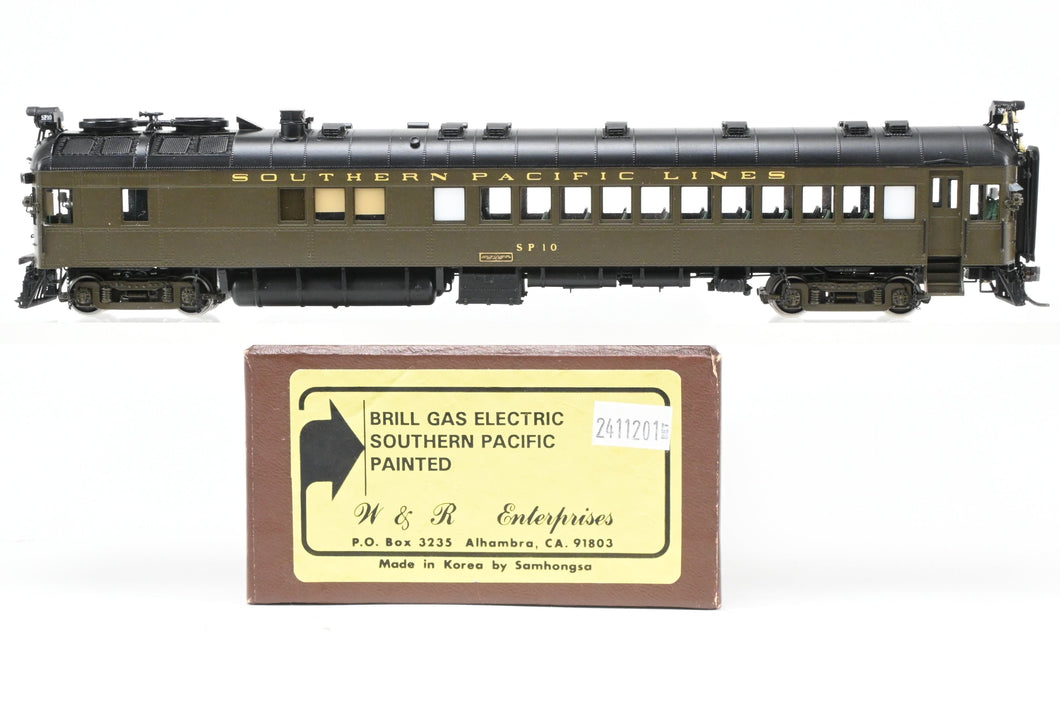HO Brass CON W&R Enterprises SP - Southern Pacific  Brill Gas Electric FP SP10 With DCC