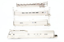 Load image into Gallery viewer, HO Brass CON CIL - Challenger Imports CB&amp;Q - Burlington Route Pioneer Zephyr 4-Car Set Late Version w/Raised Headlight Lighted FP
