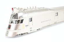 Load image into Gallery viewer, HO Brass CON CIL - Challenger Imports CB&amp;Q - Burlington Route Pioneer Zephyr 4-Car Set Late Version w/Raised Headlight Lighted FP
