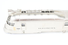 Load image into Gallery viewer, HO Brass CON CIL - Challenger Imports CB&amp;Q - Burlington Route Pioneer Zephyr 4-Car Set Late Version w/Raised Headlight Lighted FP
