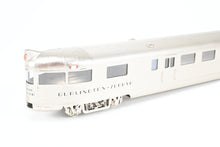 Load image into Gallery viewer, HO Brass CON CIL - Challenger Imports CB&amp;Q - Burlington Route Pioneer Zephyr 4-Car Set Late Version w/Raised Headlight Lighted FP
