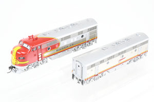 HO Brass CON CIL - Challenger Imports ATSF - Santa Fe Passenger Service EMD F7 A/B/B/A Set FP & Plated