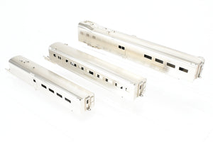 HO Brass CON Oriental Limited CB&Q - Burlington Route Twin Cities Zephyr 7-Car Articulated Consist Set