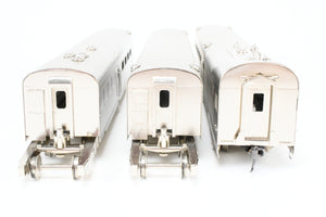 HO Brass CON Oriental Limited CB&Q - Burlington Route Twin Cities Zephyr 7-Car Articulated Consist Set