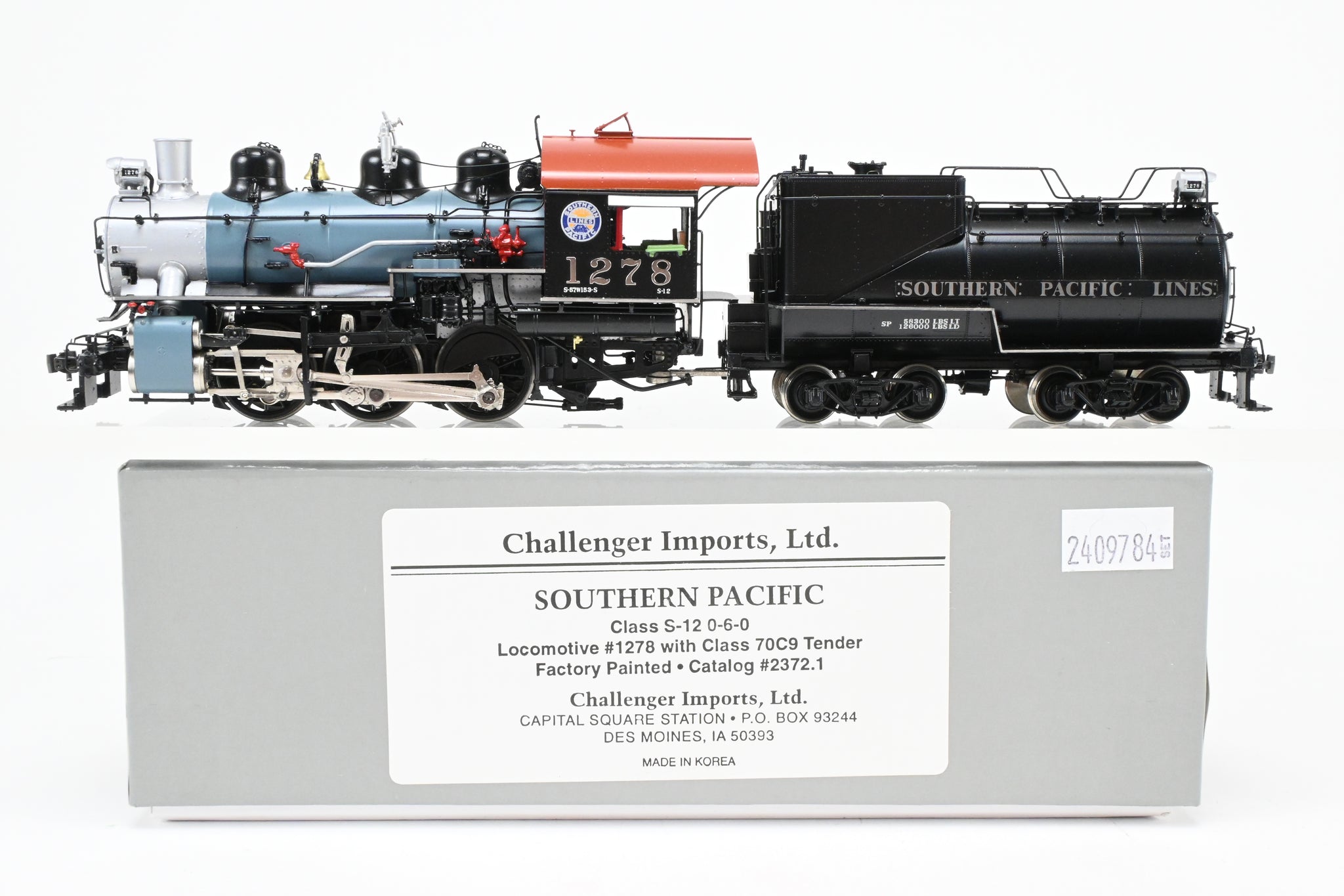 PFM Sn3 D&RGW C-16 2-8-0 #223 完成品 SP – Southern Pacific – Tagged 