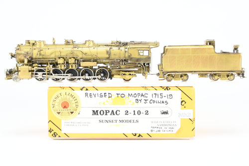 HO Brass Sunset Models MP - Missouri Pacific 2-10-2 w/ Custom Modifications to MP #1715-1719 By Joe G Collias