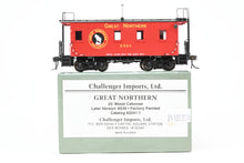 Load image into Gallery viewer, HO Brass CIL - Challenger Imports 2239.1 GN - Great Northern X523 25' Wood Caboose Later Version FP X523 With Added Marker Lights WRONG BOX
