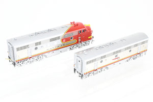 HO Brass CON CIL - Challenger Imports ATSF - Santa Fe Passenger Service EMD F7 A/B/B/A Set FP & Plated
