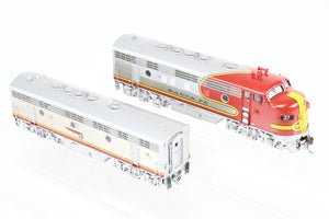 HO Brass CON CIL - Challenger Imports ATSF - Santa Fe Passenger Service EMD F7 A/B/B/A Set FP & Plated